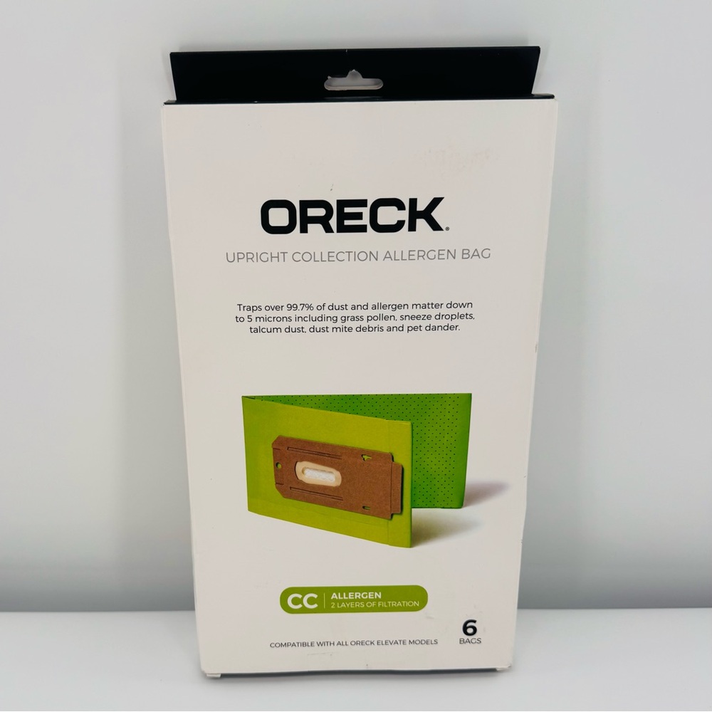 Oreck Type CC Anti-Allergen‎ Upright Vacuum Cleaner Bags Set of 6